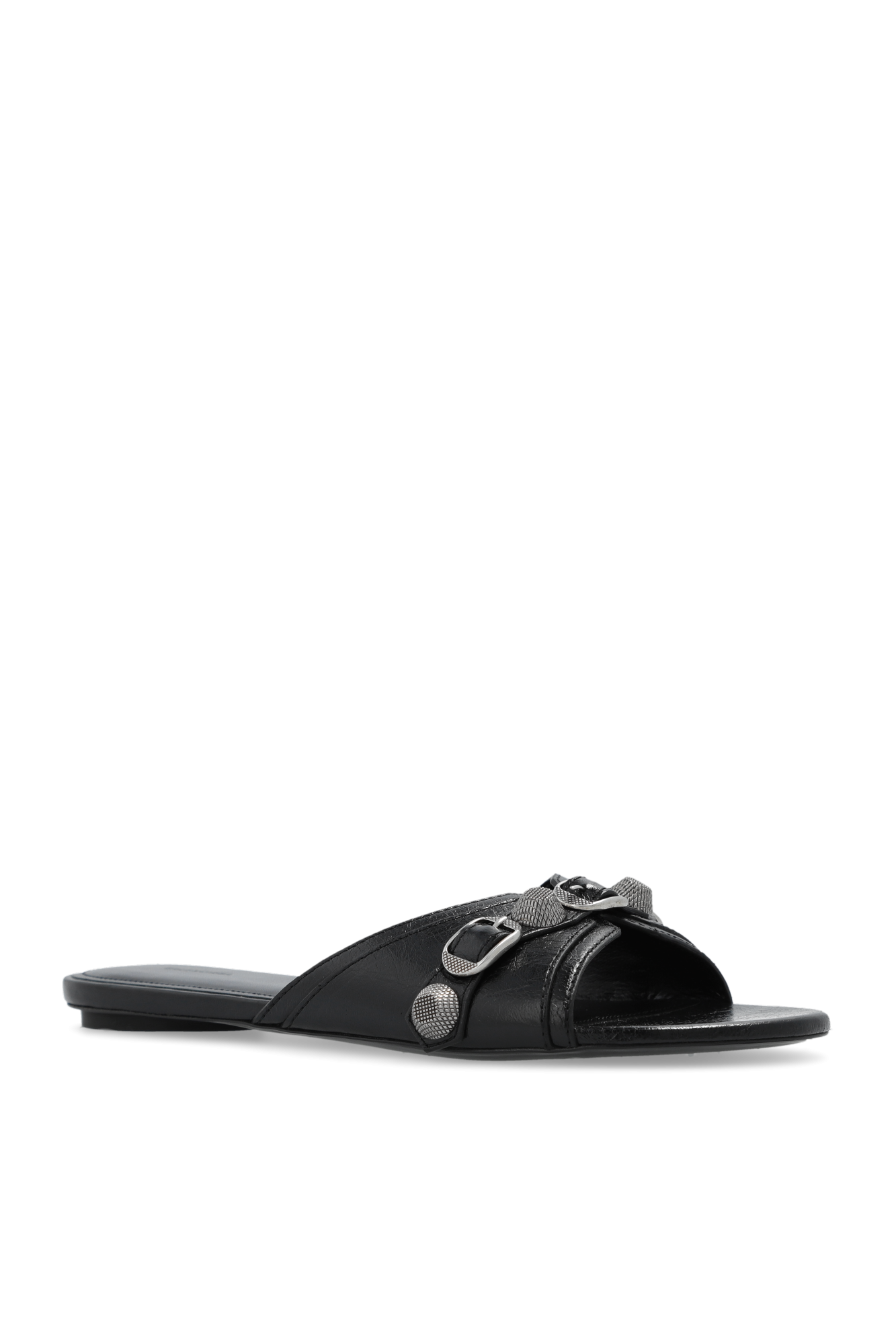 Balenciaga 'Cagole' slides | New Look basic heeled sandal in